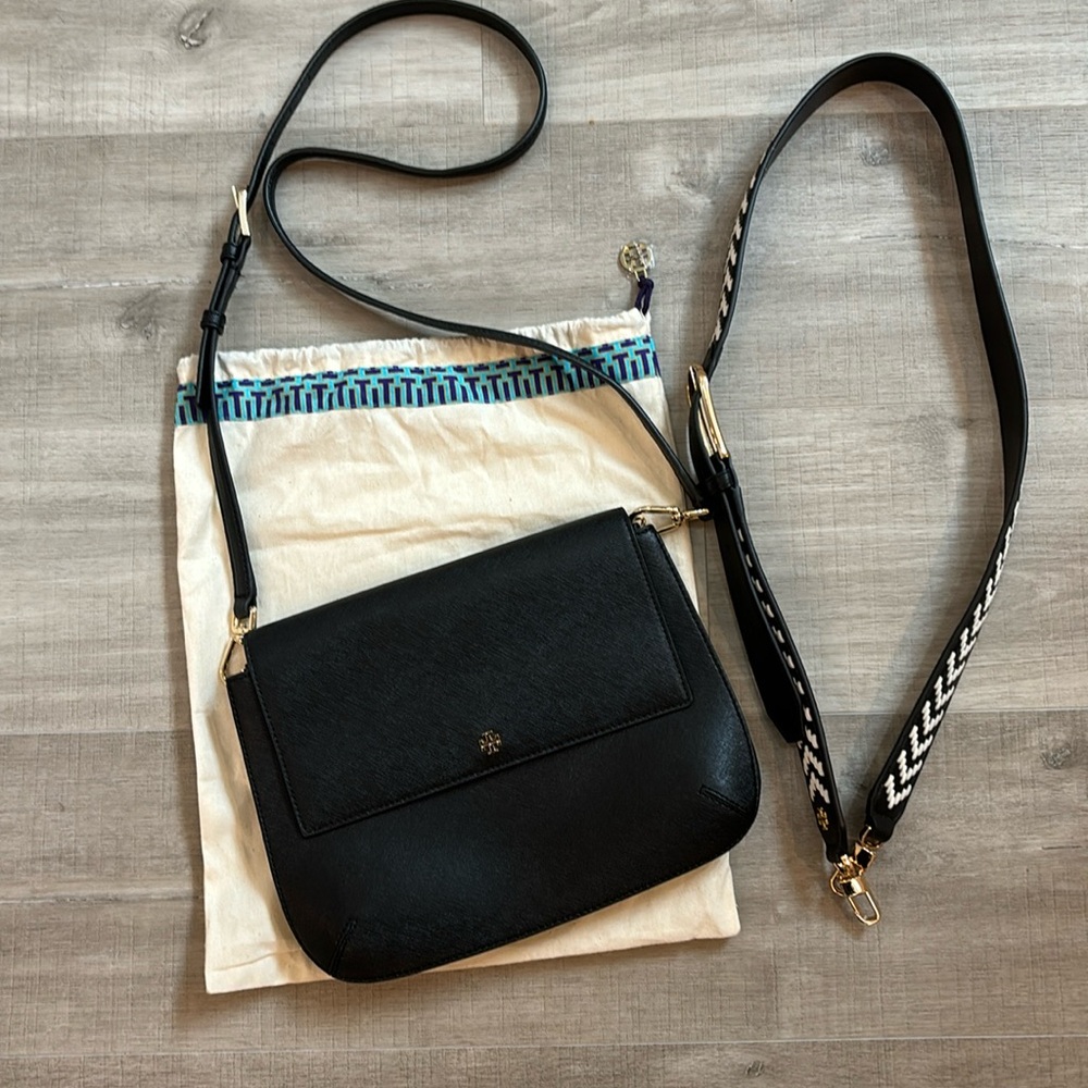 Tory Burch Purse w/ Guitar Strap